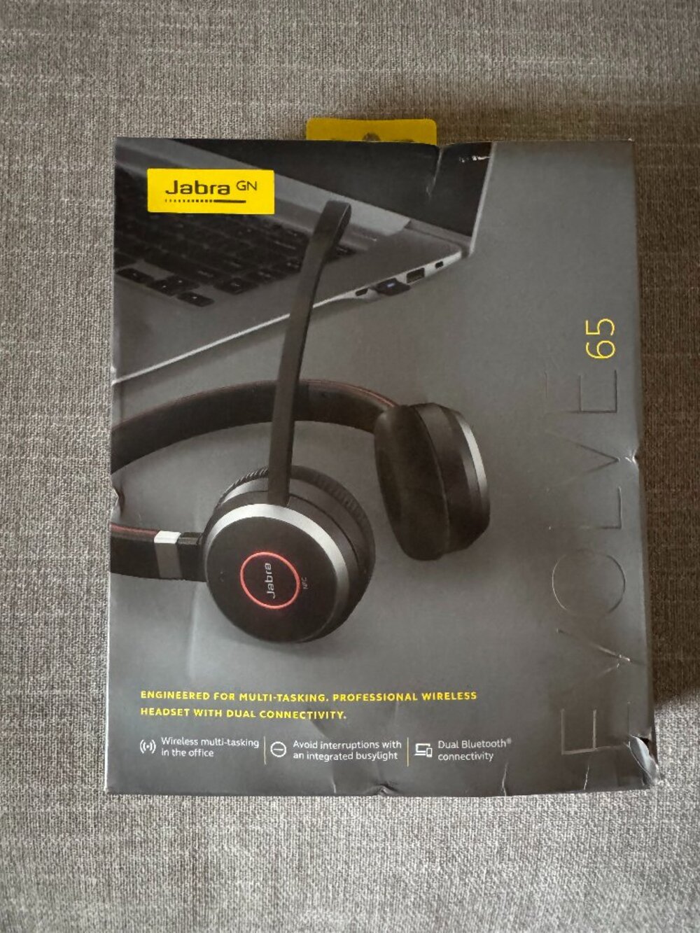 Jabra Evolve 65 Wireless Headset - Black